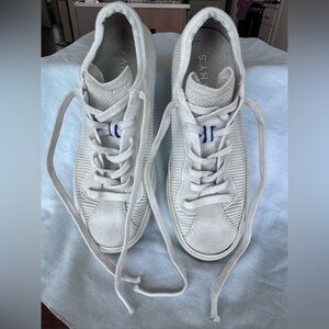 Rothy’s white Lace-Up Women Sneakers - size 8